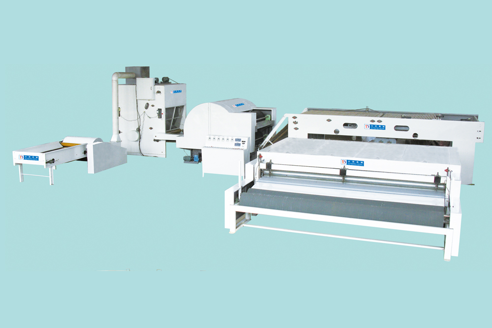 DH-850/1230型無(wú)膠棉生產(chǎn)線(xiàn)  烘箱 切邊切斷成卷
